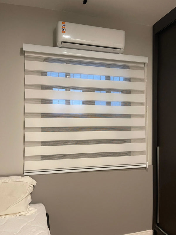 Persiana Double Vision Branca